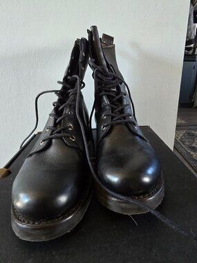 FRYE VERONICA COMBAT BOOT NEW IN BOX BLACK size 11